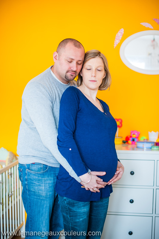 Séance photo femme enceinte grossesse futurs parents lille nord pas de calais