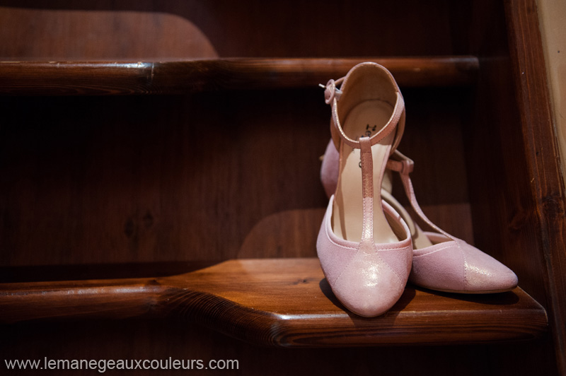 photographe lille - chaussures repetto roses pour un mariage original