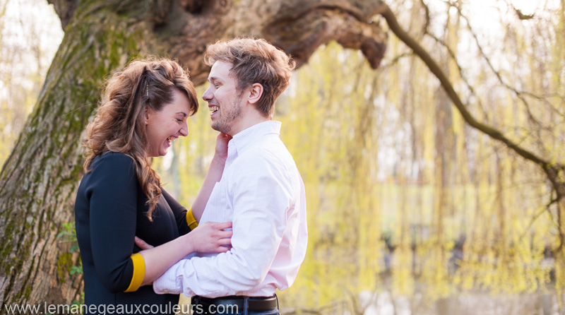 Séance photo de couple - photos sur le vif pas posées pour plus de naturel