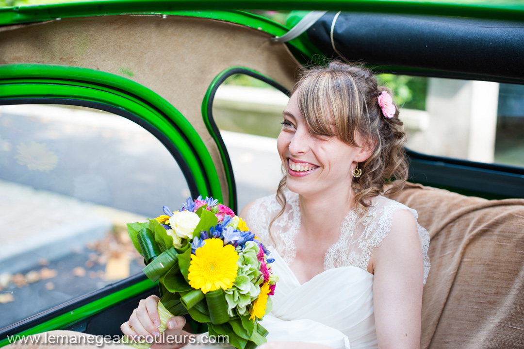 photographe mariage lille nord - portrait de la mariée