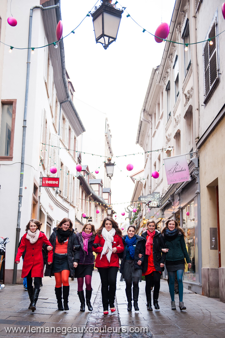 Séance Photo EVJF à Strasbourg - thème noel - photographe evjf strasbourg