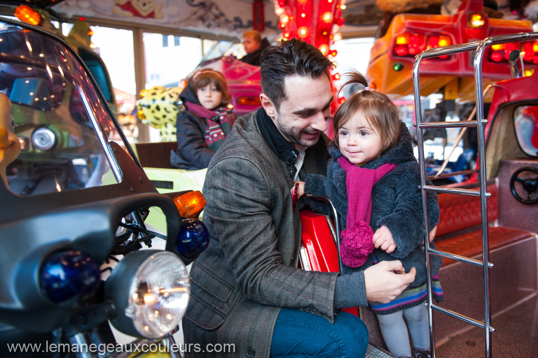 Séance photo en famille au Marché de Noël - photographe famille lille nord