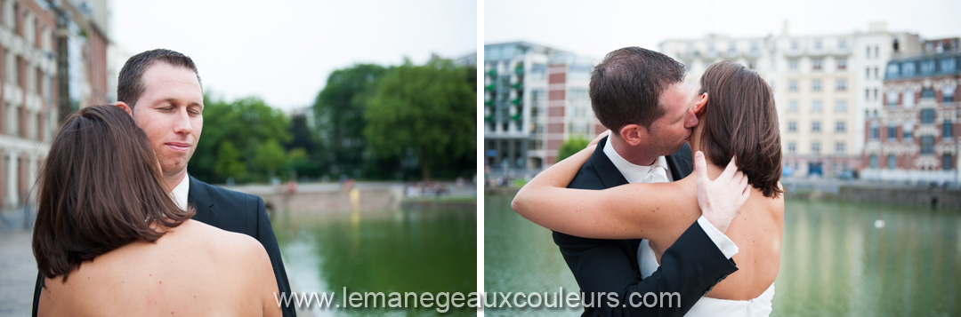 séance photo jeunes mariés à lille citadelle et vieux lille photographe mariage nord pas de calais