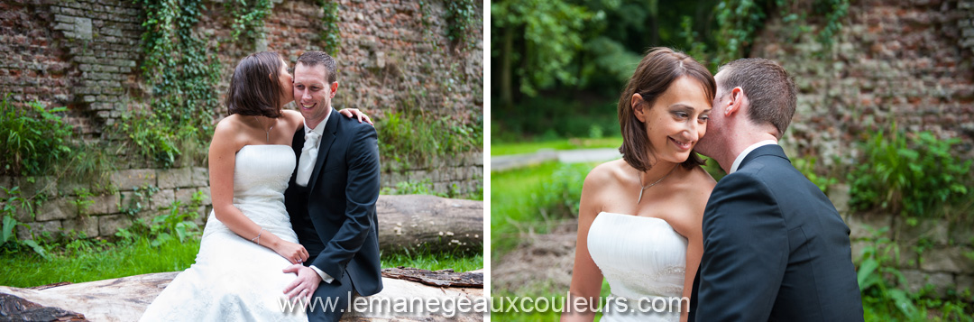 séance photo jeunes mariés à lille citadelle et vieux lille photographe mariage nord pas de calais