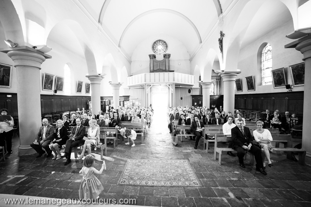 reportage de mariage dans le nord - photographe mariage lille - église hem