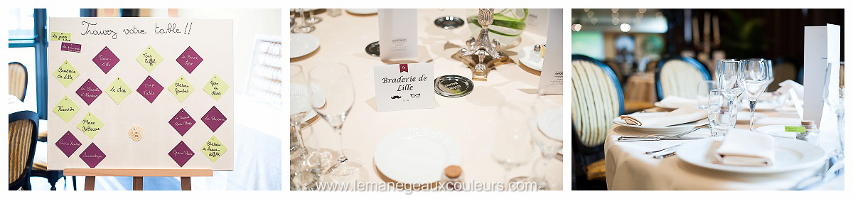 Reportage mariage au Domaine de la Chartreuse décoration de mariage braderie de lille plan de table lieux voyage