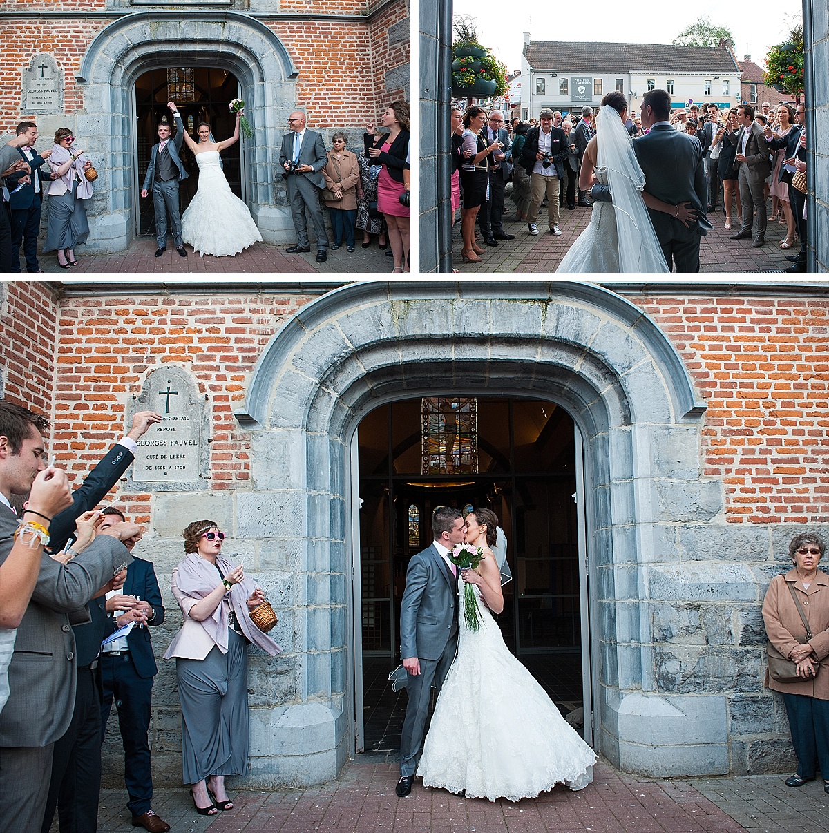 la sortie des mariés photographe mariage nord pas de calais lille tourcoing seclin villeneuve d'ascq mons en baroeul