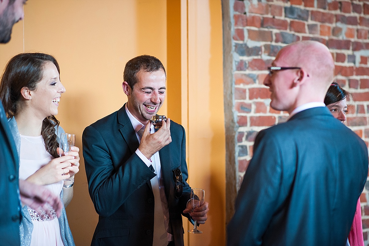 le vin d'honneur et les portraits d'invités photographe nord