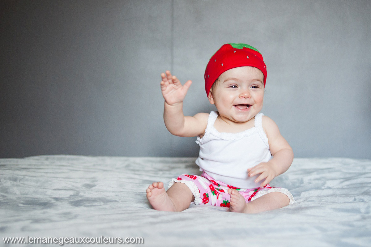 photographe enfant lille portrait de bébé 7 mois