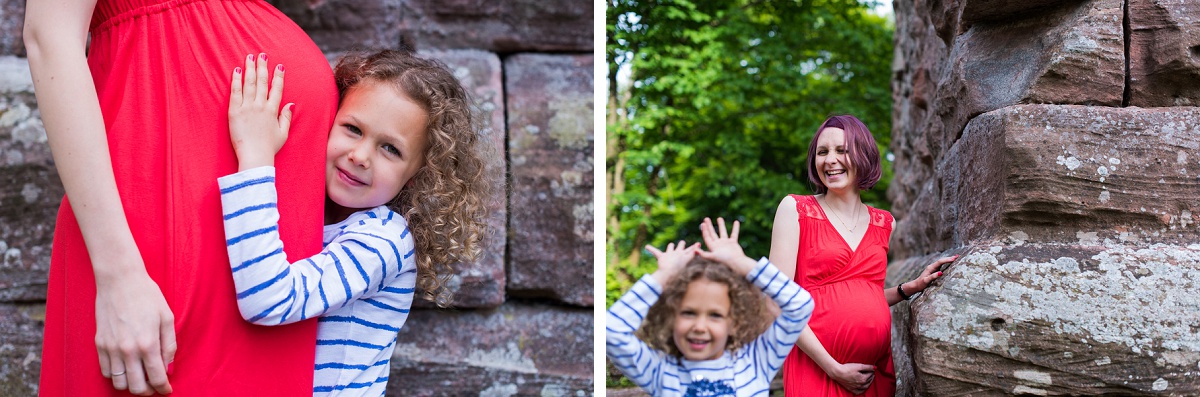 photographe famille alsace une petite fille qui va devenir grande soeur immortaliser les souvenirs importants