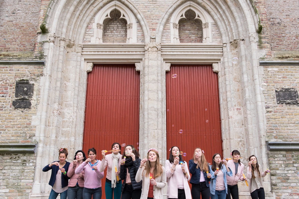 Séance photo EVJF Bruges | idées d'enterrement de vie de jeune fille à lille