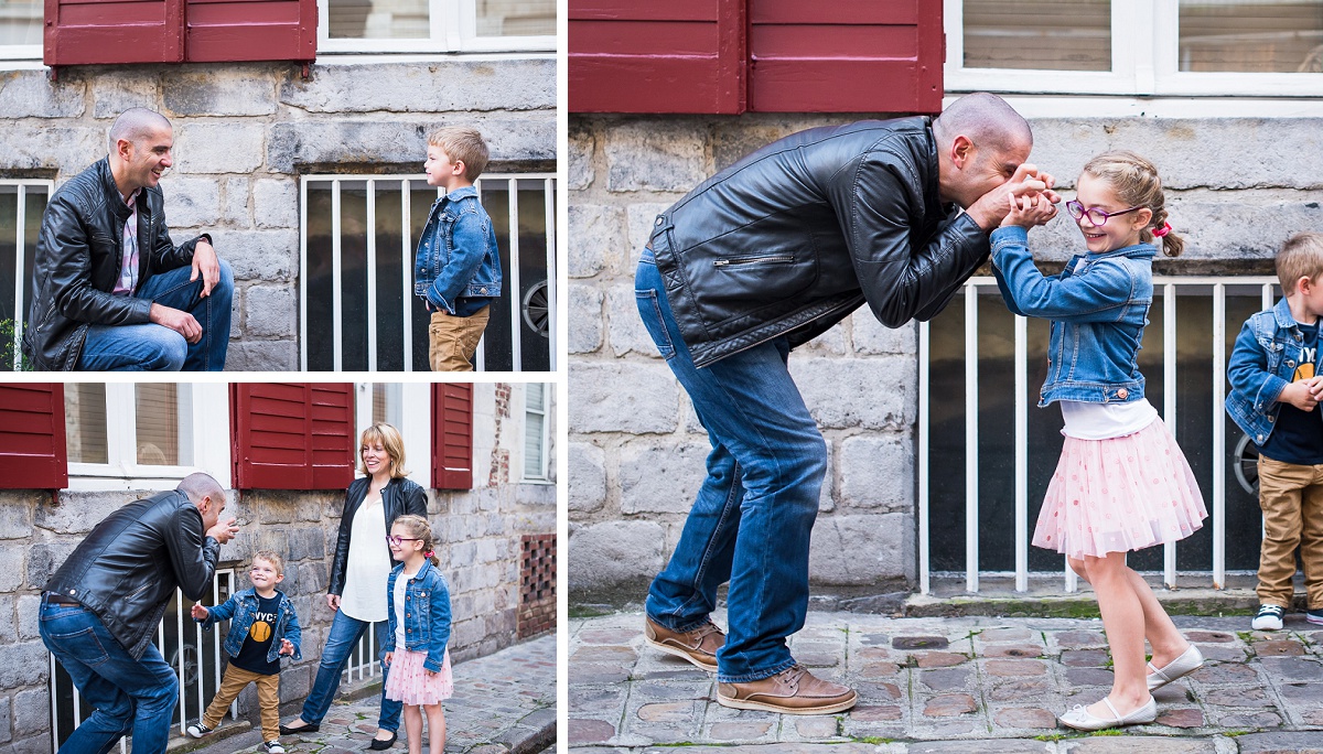 petits jeux en famille, de quoi plaire aux petits comme aux plus grands... la séance photo se déroule dans la plus grande joie !