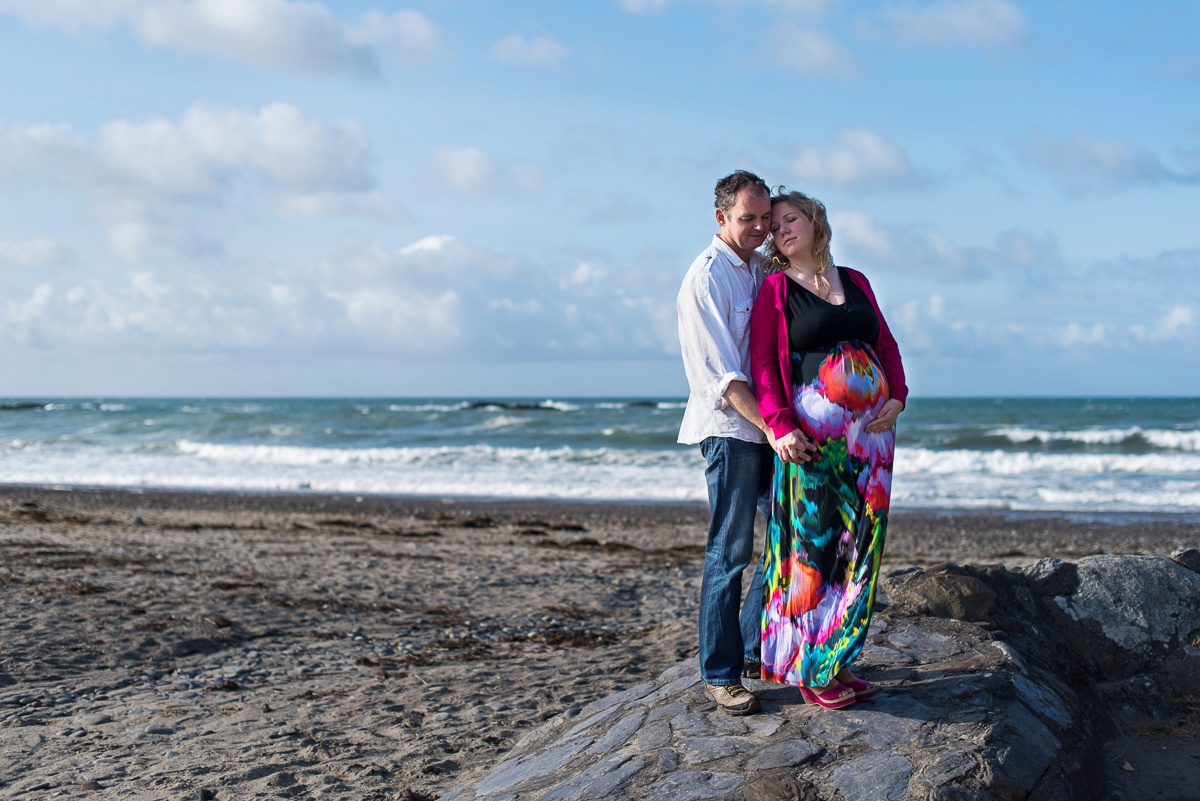 photographe couple nord pas de calais - séance photo sur la plage - séance photo de couple en irlande