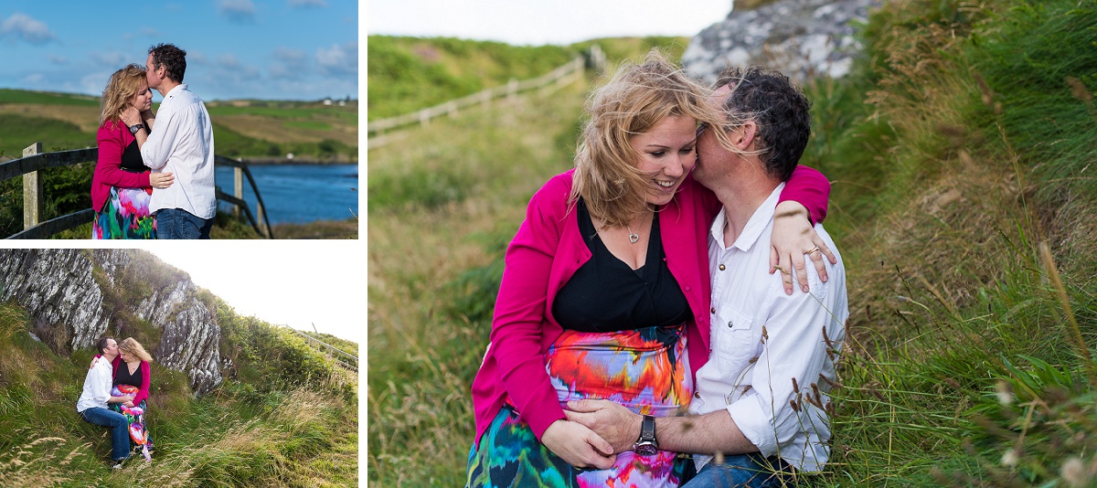 séance photo de couple en irlande - des photos naturelles avec un phoographe qui organise ses séances photo de façon moderne