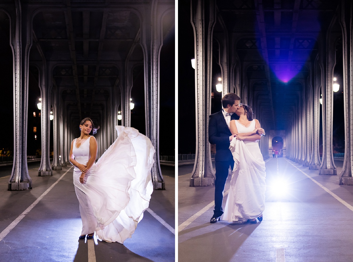 photographe mariage paris pont bir hakeim des photos de nuit pour des souvenirs extraordinaires