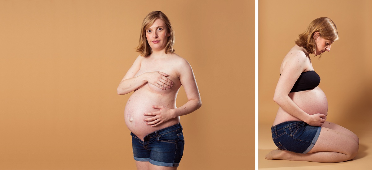 Photographe femme enceinte Lille - photos de grossesse en studio nord pas de calais