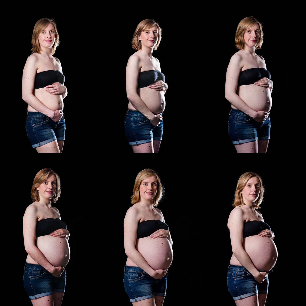 belles photos de femme enceinte suivi des 9 mois en studio photographe grossesse lille nord pas de calais
