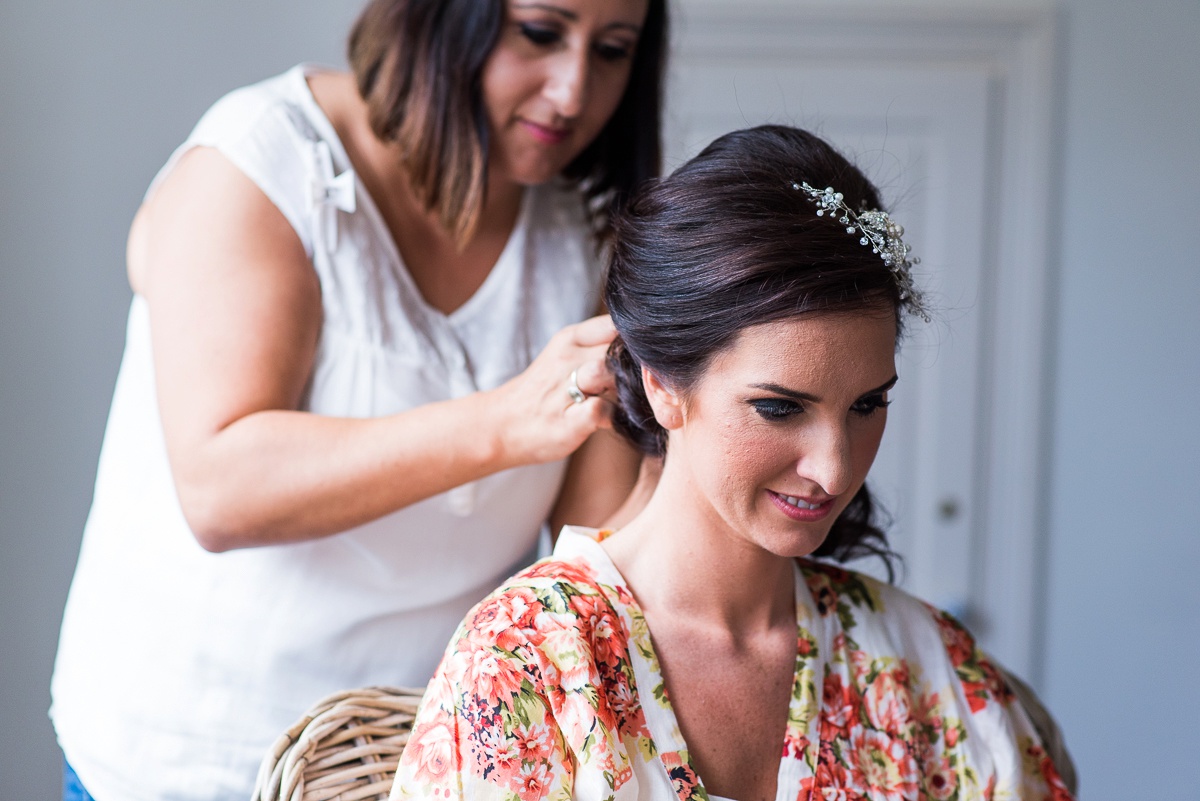 getting ready : calm before storm - wedding photographer cork