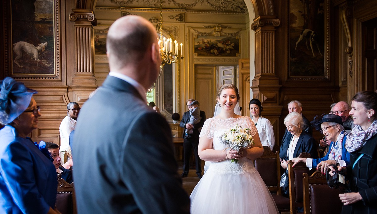 photographe mariage nord reportage à la mairie de croix somptueuse