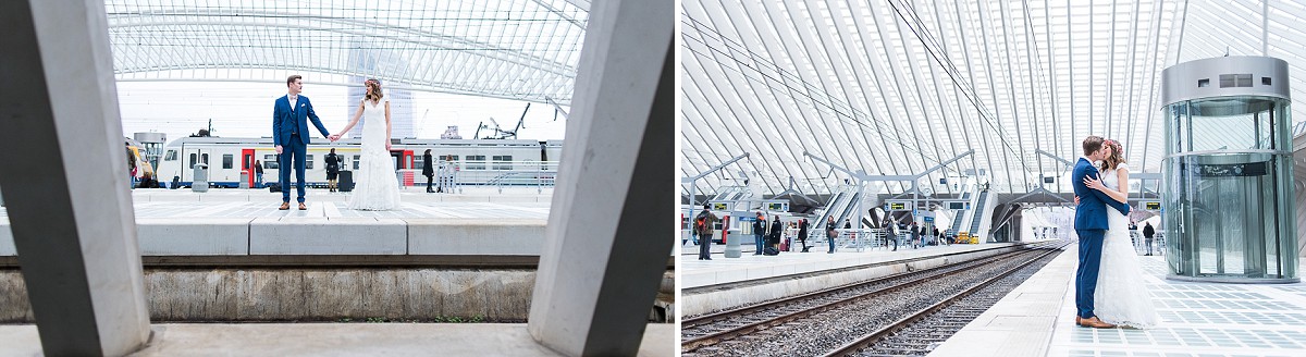 Séance Jeunes Mariés à la gare de liège