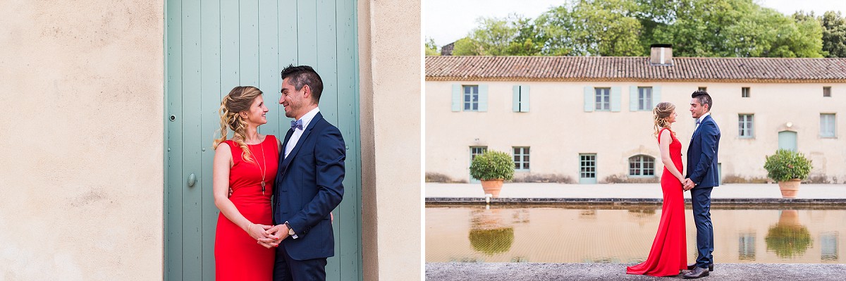 photos de couple au chateau val joanis