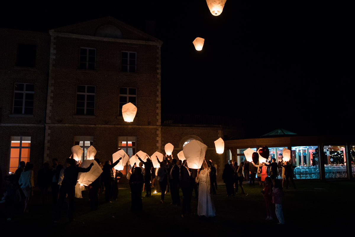 mariage bohème au Château de Morbecque