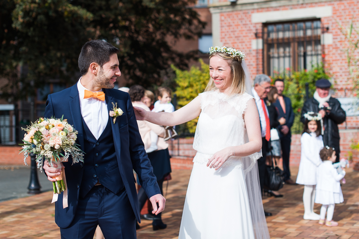 mariage bohème au Château de Morbecque mairie erquinghem lys photographe lille