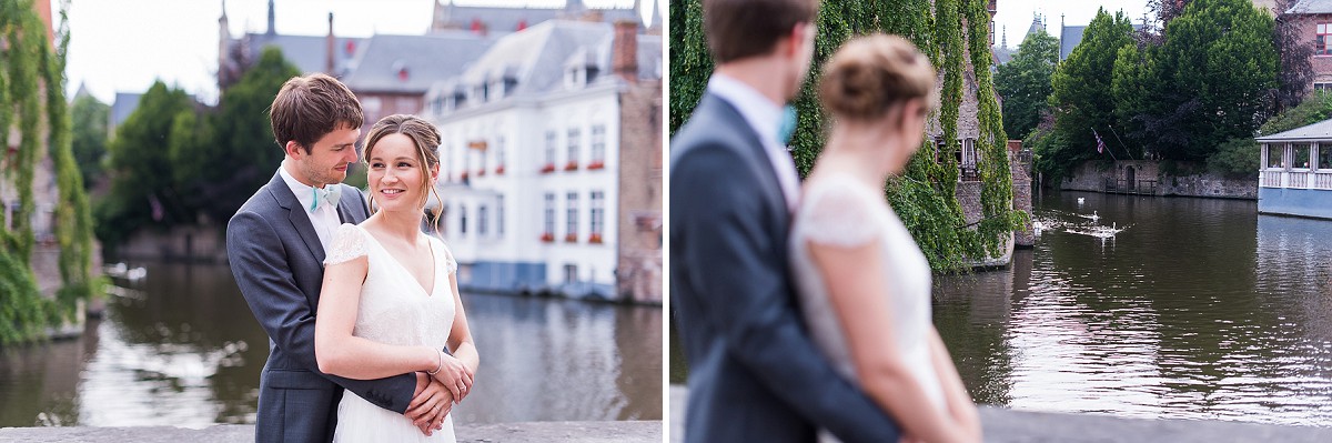 Séance photo de mariage à Bruges