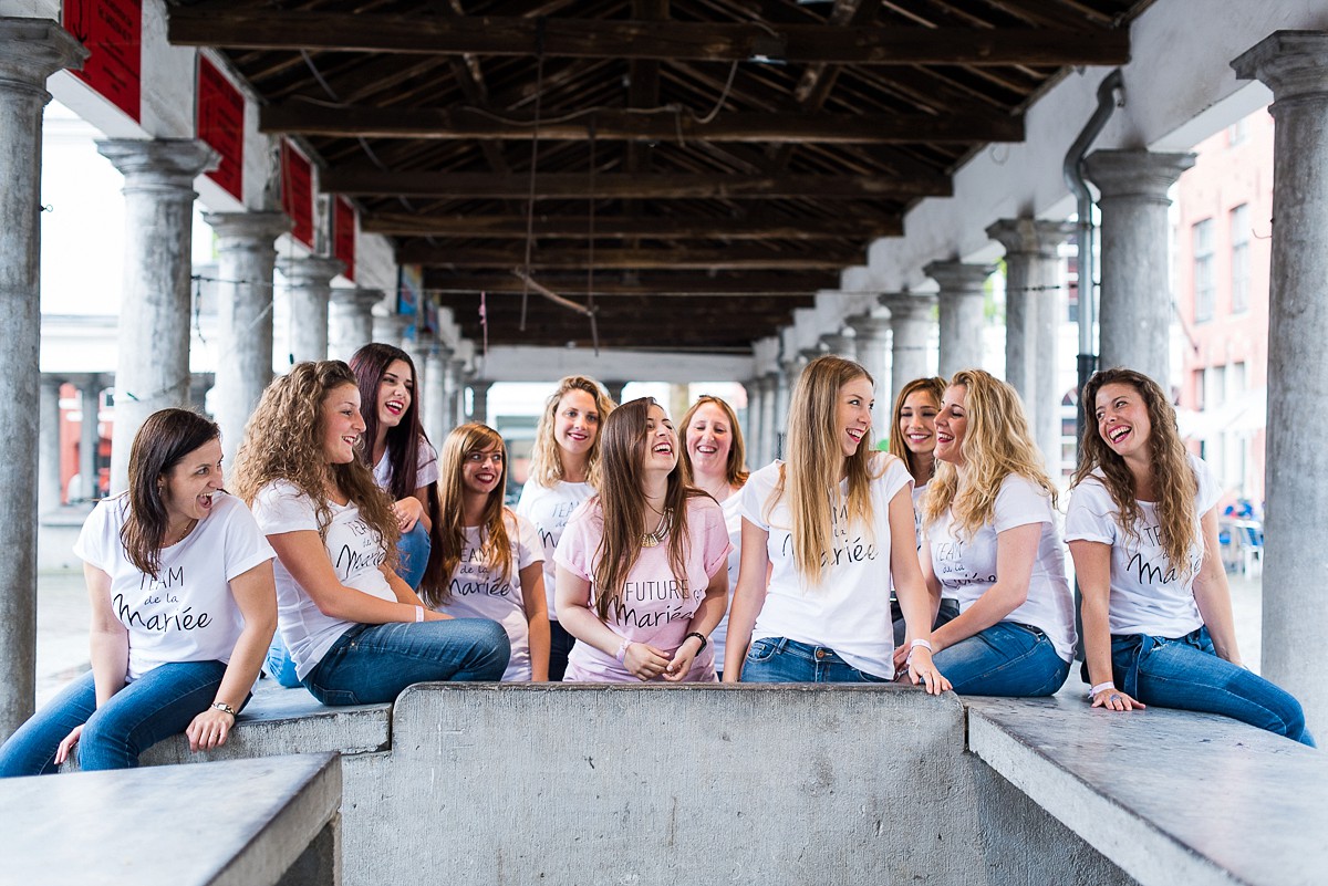 enterrement de vie de jeune fille à Bruges photographe evjf gand coutrai tournai lille