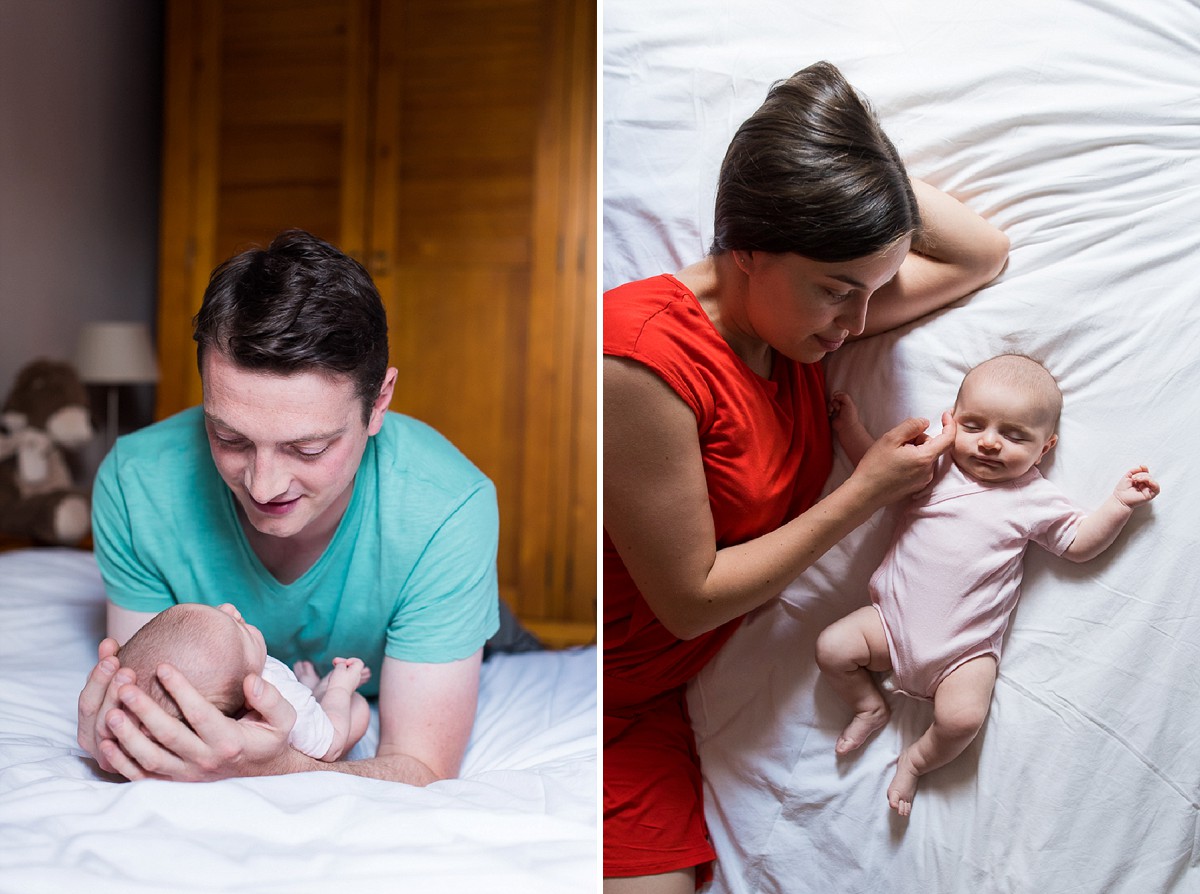 Séance photo colorée à la maison photographe famille lille