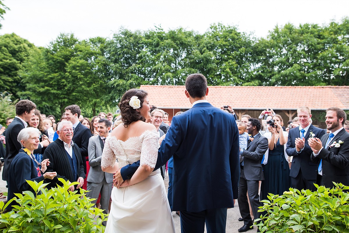 sortie de la mairie de varengeville photographe mariage dieppe rouen normandie