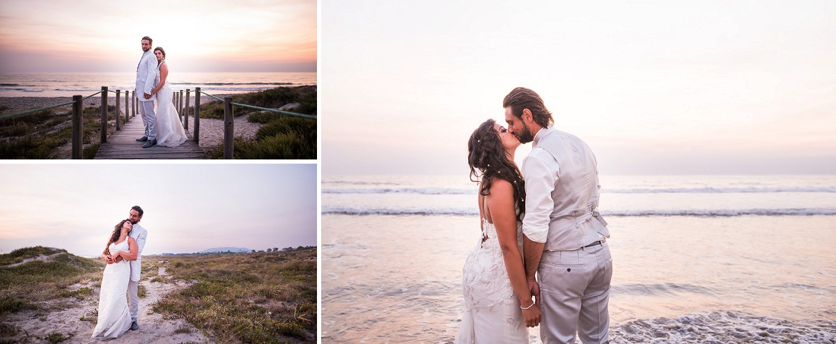 Wedding photographer beach sunset esposende Portugal 