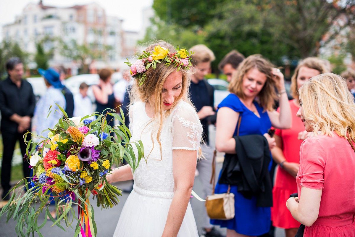 Photographe mariage Marcq en Baroeul Reportage joyeux et coloré à la Howarderie