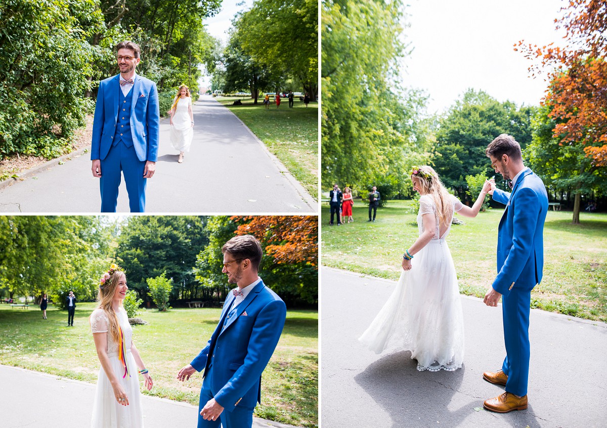 Photographe mariage Marcq en Baroeul Reportage joyeux et coloré à la Howarderie