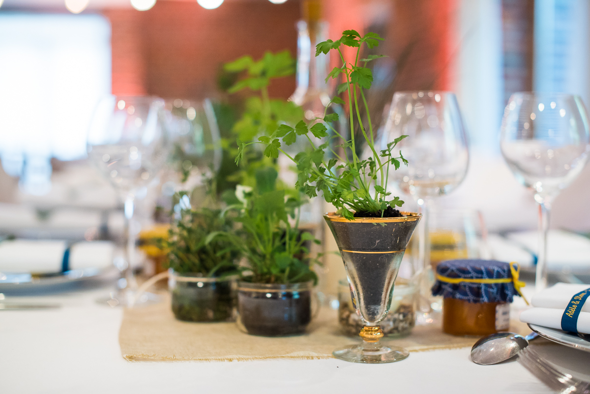 mariage au Clos de la Conciergerie déco plantes aromatiques photographe lille nord