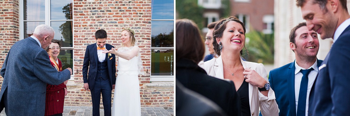 Reportage mariage Château de Morbecque photos de mariage naturelles lille