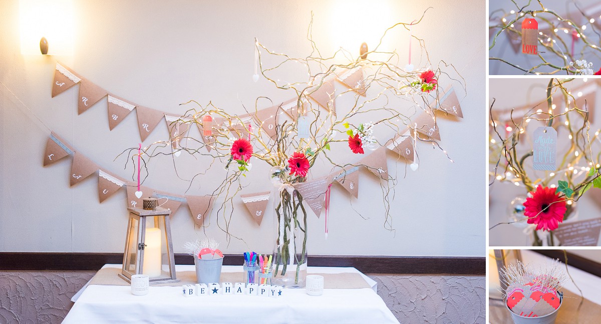 arbre à messages pour un mariage dans un esprit récup et vintage