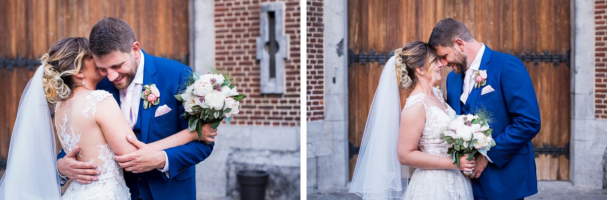 photos de couple mariage au Château de Bourgogne Lille Estaimpuis