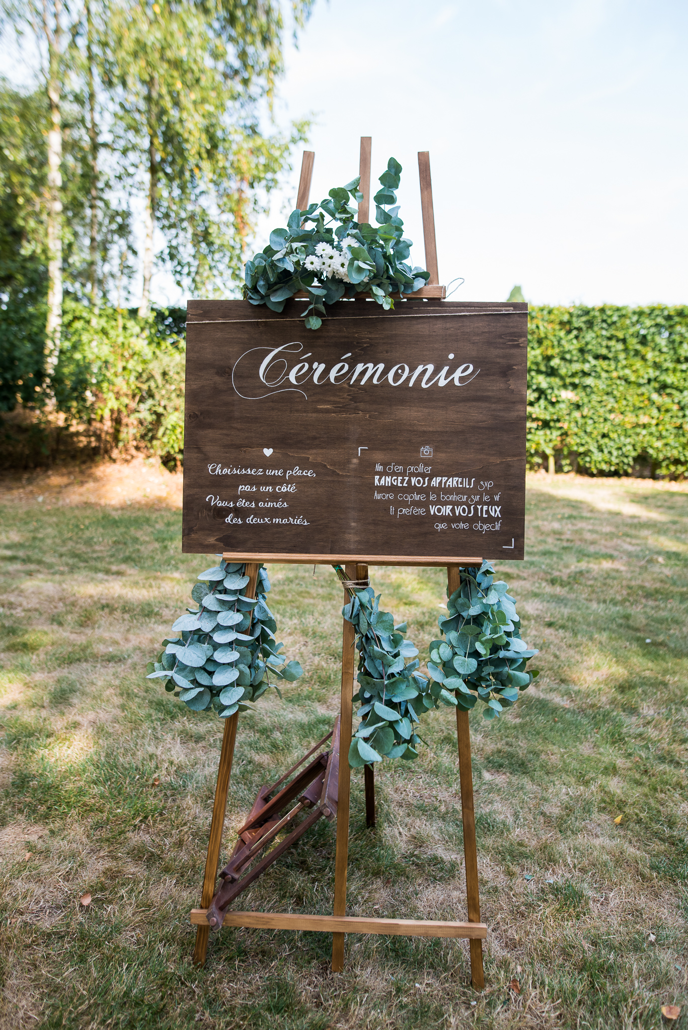 idée de décoration mariage thème végétal bois champêtre