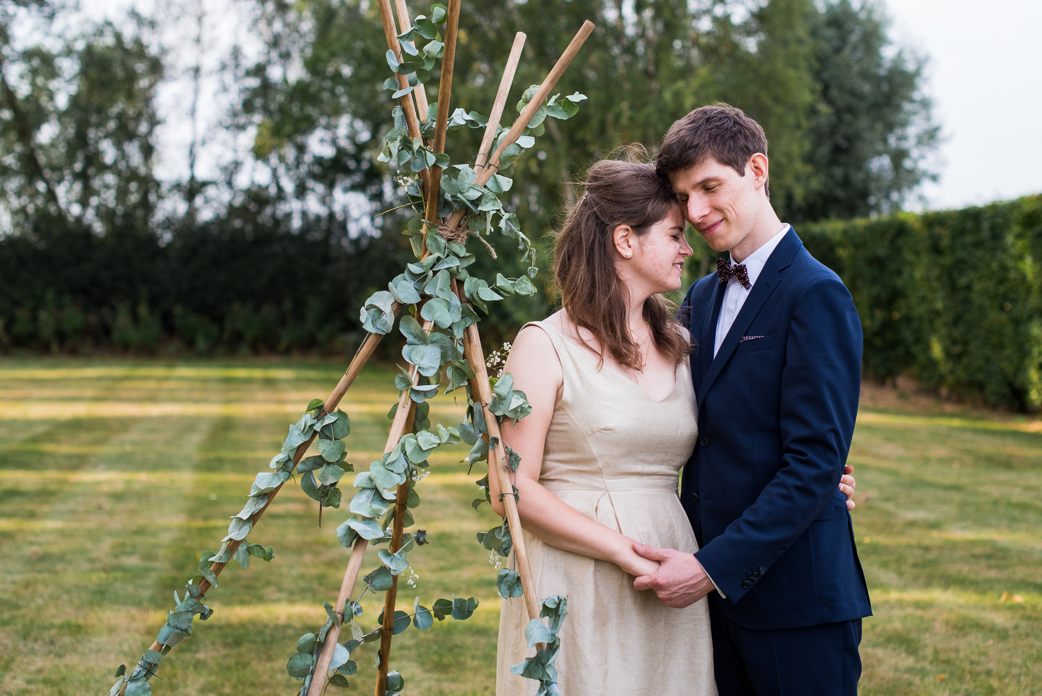 une belle cérémonie de mariage au clos du bac nieppe