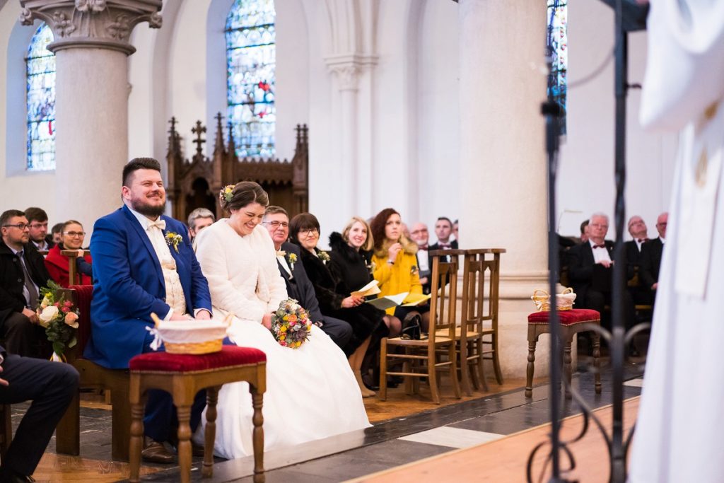 mariage à l'église saint lambert de wattignies