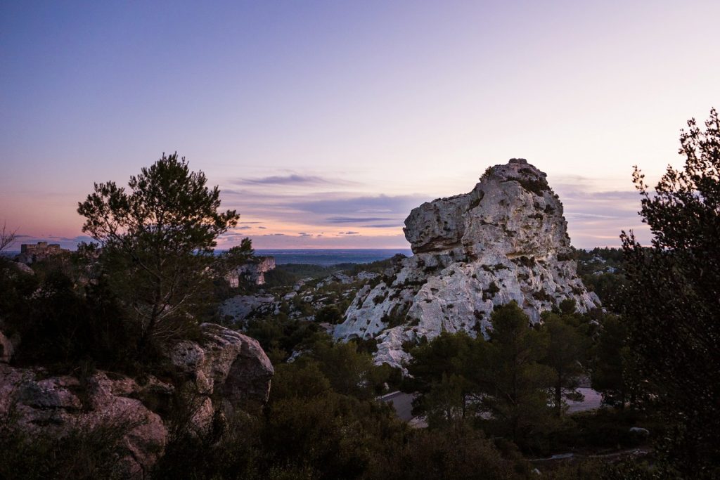 séance photo dans les baux de provence